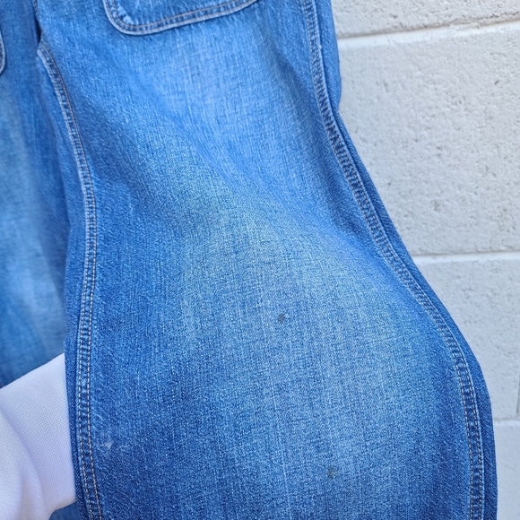 La Vie Rebecca Taylor | Drapey Wide Leg Trouser Jeans Size 27 - Picture 7 of 12